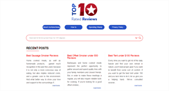 Desktop Screenshot of 10topratedreviews.com